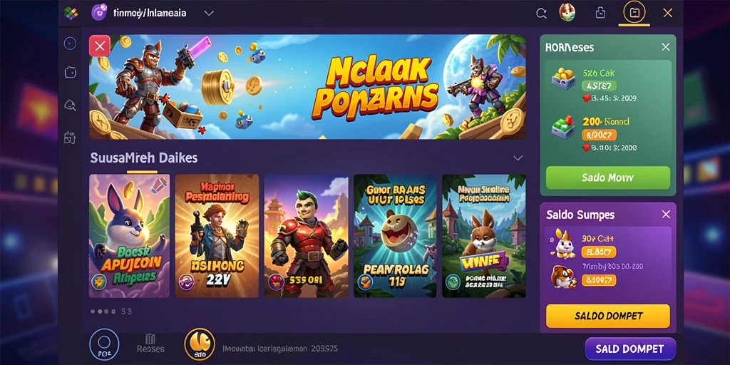 Fitur live streaming untuk taruhan langsung.